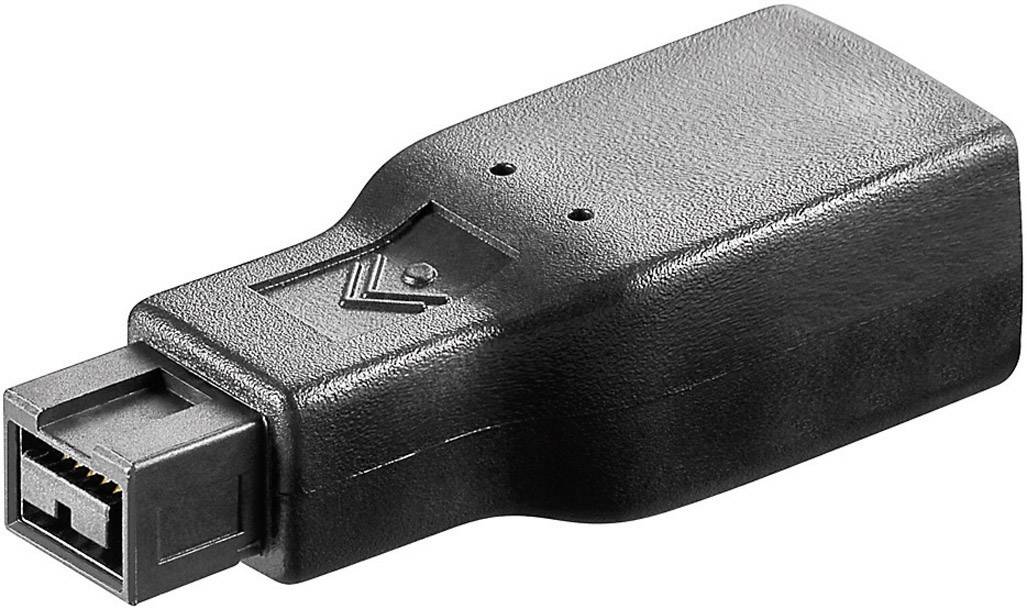 Goobay FireWire Adapter [1x Firewire (800) Stecker 9pol. - 1x Firewire (800) Buchse 6pol.] 0m Schwarz