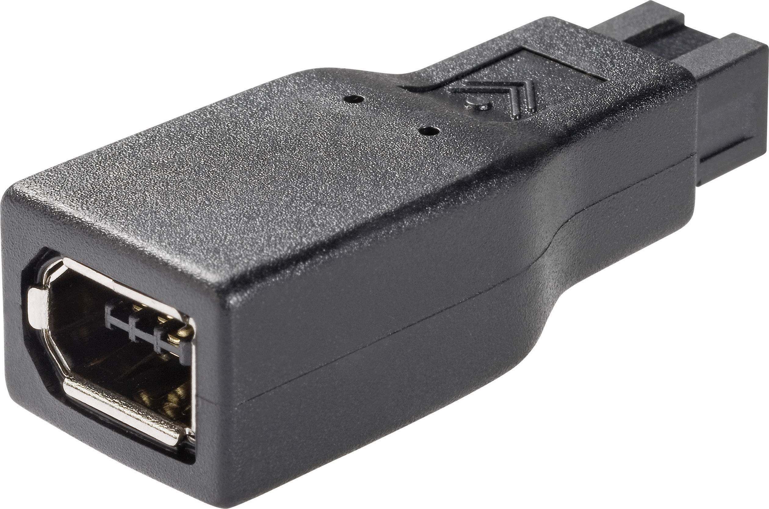 Goobay FireWire Adapter [1x Firewire (800) Stecker 9pol. - 1x Firewire (800) Buchse 6pol.] 0m Schwarz