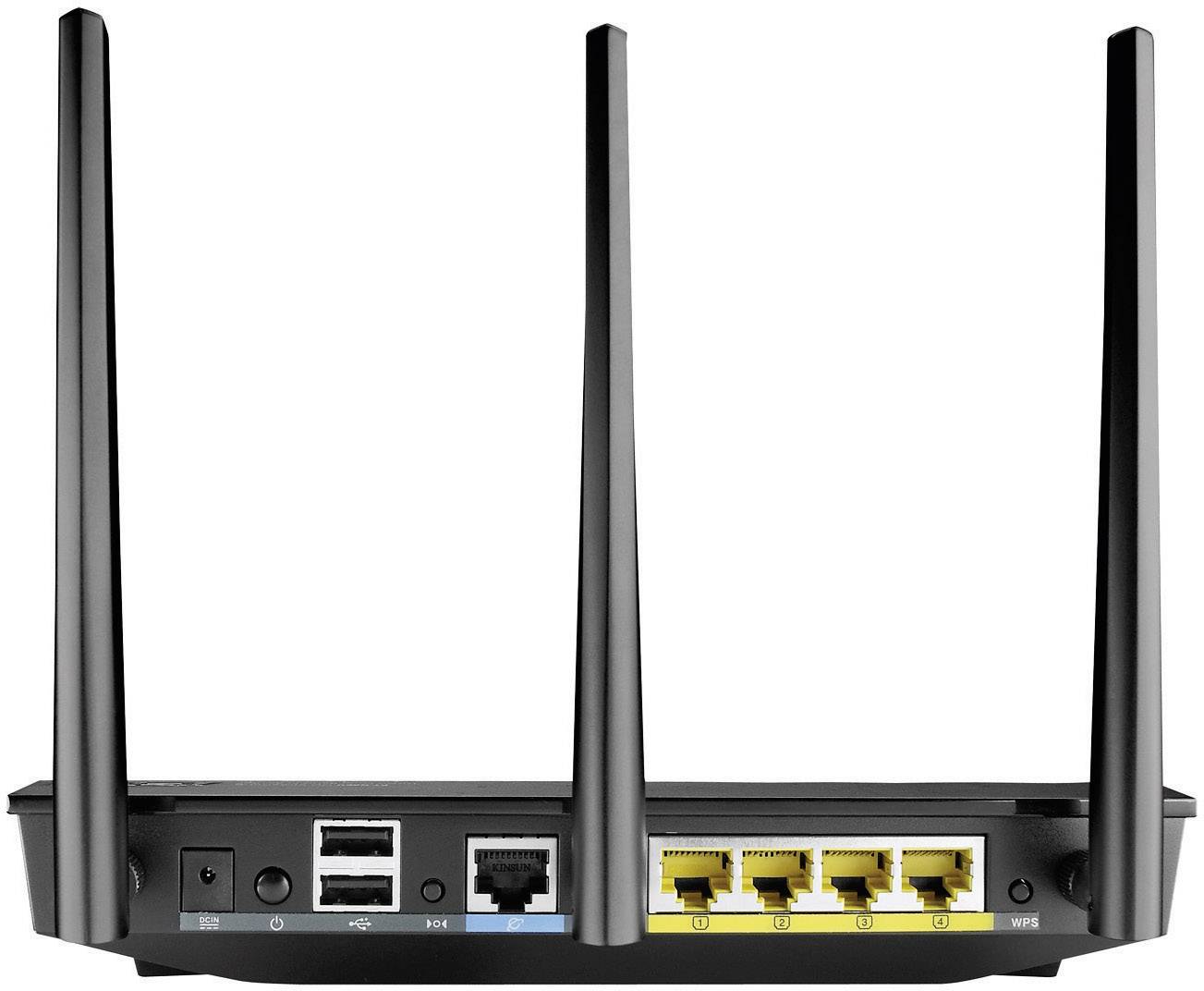 Asus RT-N66U WLAN Router 2.4 GHz, 5 GHz 900 MBit/s
