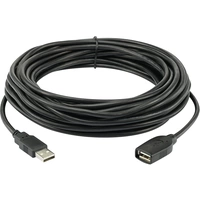 Renkforce USB-Kabel USB 2.0 USB-A Stecker, USB-A Buchse 10.00m Schwarz vergoldete Steckkontakte RF-4096104 Renkforce USB-Kabel USB 2.0 USB-A Stecker, USB-A Buchse 10.00m Schwarz vergoldete Steckkontakte RF-4096104