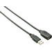 Renkforce Câble USB USB 2.0 USB-A mâle, USB-A femelle 10.00 m noir contacts dorés RF-4096104