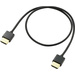 SpeaKa Professional HDMI Anschlusskabel 0.50m SP-3945864 Audio Return Channel, vergoldete Steckkontakte Schwarz [1x HDMI-Stecker
