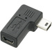 Adaptateur USB 2.0 Renkforce - [1x USB 2.0 mâle Mini-B - 1x USB 2.0 femelle Mini-B] - noir