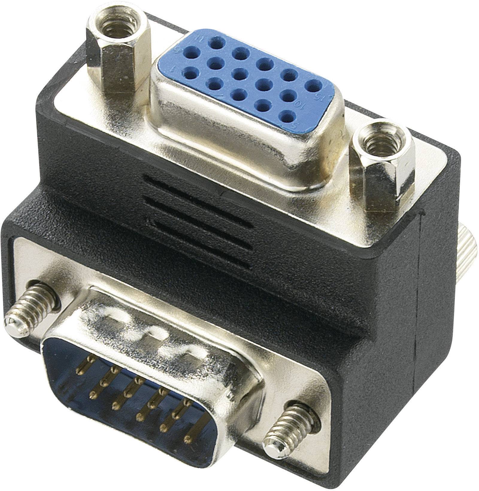 Renkforce RF-4261557 VGA Adapter [1x VGA-Stecker - 1x VGA-Buchse] Schwarz