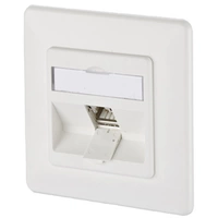 Metz Connect 130B12D11002-E Netzwerkdose Unterputz Einsatz mit Zentralplatte und Rahmen CAT 6a 1 Port Reinweiß Metz Connect 130B12D11002-E Netzwerkdose Unterputz Einsatz mit Zentralplatte und Rahmen CAT 6a 1 Port Reinweiß