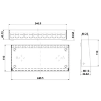 Metz Connect 130861-2402-E 24 Port Netzwerk-Patchpanel Unbestückt 2 HE Unbestückt Metz Connect 130861-2402-E 24 Port Netzwerk-Patchpanel Unbestückt 2 HE Unbestückt