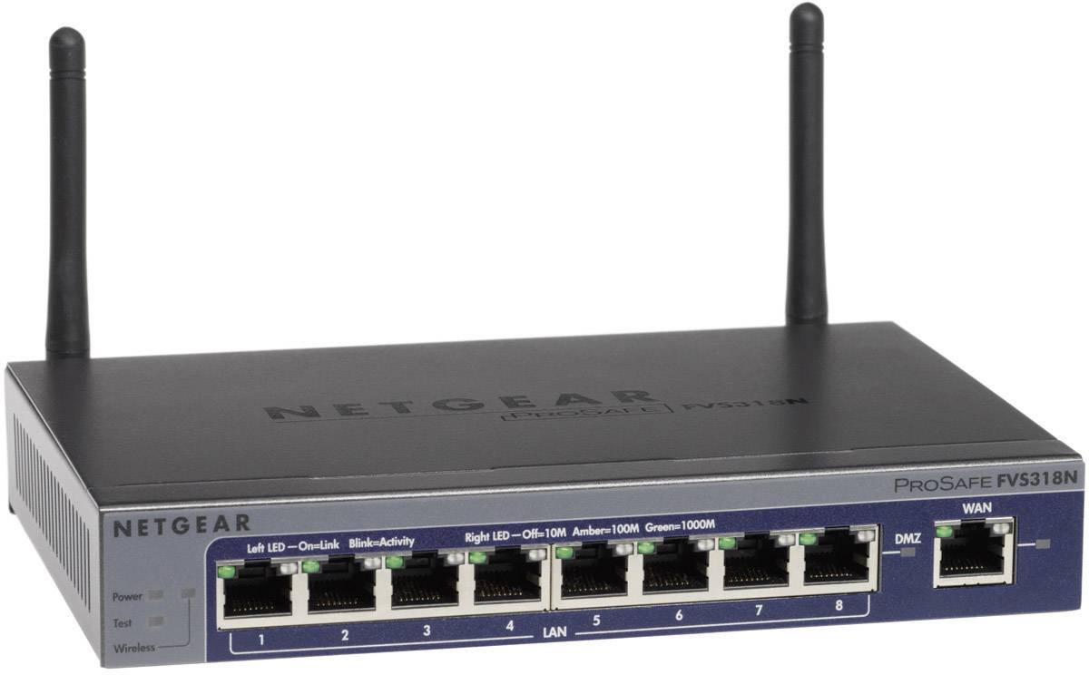 NETGEAR ProSafe VPN Firewall FVS318N VPN Router 1000 MBit/s