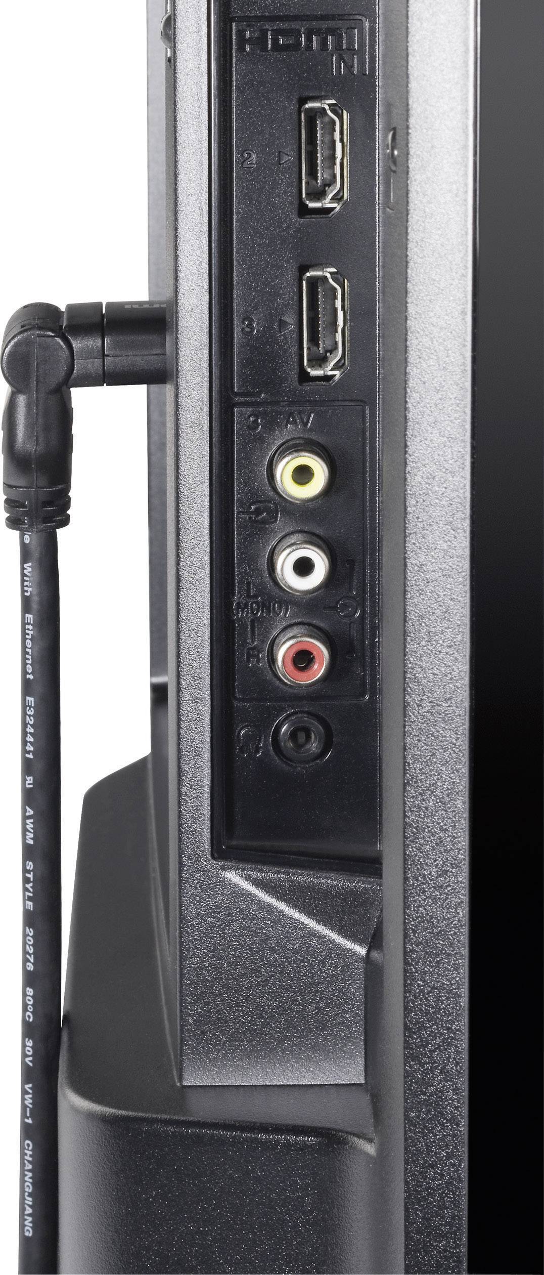 SpeaKa Professional HDMI Anschlusskabel 2.00m SP-1621568 Audio Return Channel, vergoldete Steckkontakte, Ultra HD (4k) HDMI