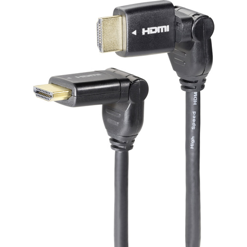 SpeaKa Professional HDMI Anschlusskabel HDMI-A Stecker, HDMI-A Stecker 5.00 m Schwarz SP-7870016 Au