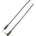 SpeaKa Professional Klinke Audio Anschlusskabel [1x Klinkenstecker 3.5mm - 1x Klinkenstecker 3.5 mm] 1m Schwarz vergoldete