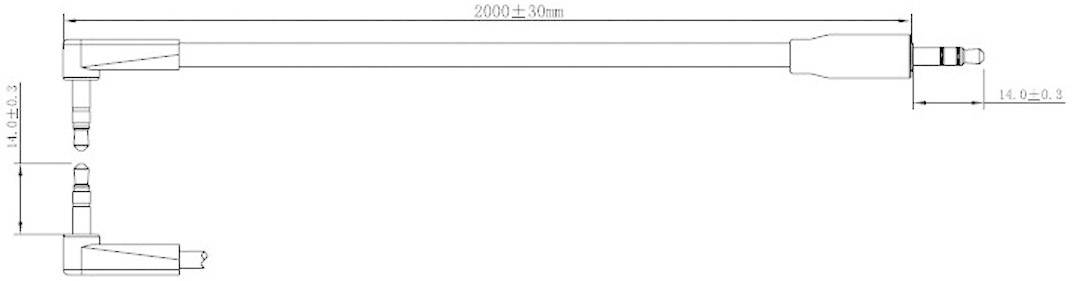 SpeaKa Professional SP-7870060 Klinke Audio Anschlusskabel [1x Klinkenstecker 3.5mm - 1x Klinkenstecker 3.5 mm] 1.00m Schwarz