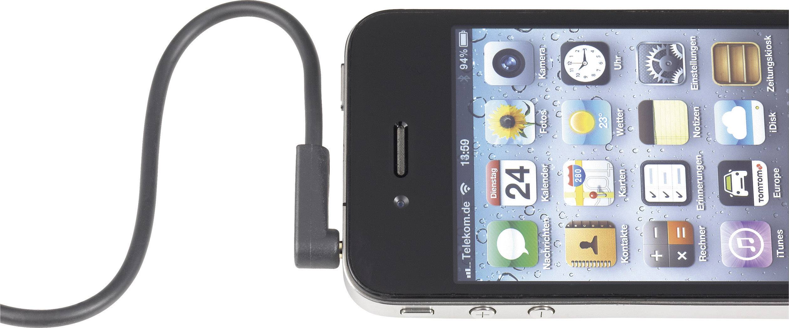 SpeaKa Professional SP-7870060 Klinke Audio Anschlusskabel [1x Klinkenstecker 3.5mm - 1x Klinkenstecker 3.5 mm] 1.00m Schwarz