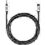Oehlbach Klinke Audio Verlängerungskabel [1x Klinkenstecker 3.5mm - 1x Klinkenbuchse 3.5 mm] 3.00m Schwarz vergoldete