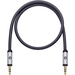 Oehlbach Klinke Audio Anschlusskabel [1x Klinkenstecker 3.5mm - 1x Klinkenstecker 3.5 mm] 5.00m Schwarz vergoldete Steckkontakte
