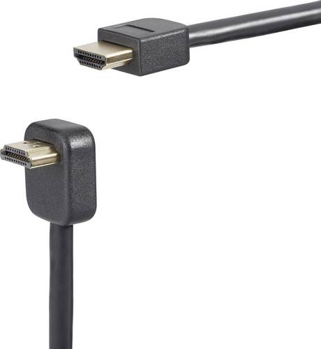 SpeaKa Professional HDMI Anschlusskabel HDMI-A Stecker, HDMI-A Stecker 0.90 m Schwarz SP-7870068 4K
