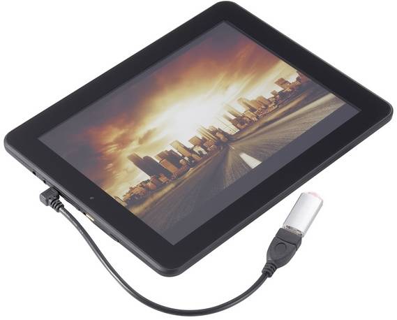 Renkforce USB-Kabel USB 2.0 USB-Micro-B Stecker, USB-A Buchse 0.10m Schwarz mit OTG-Funktion, vergoldete Steckkontakte RF-4080777