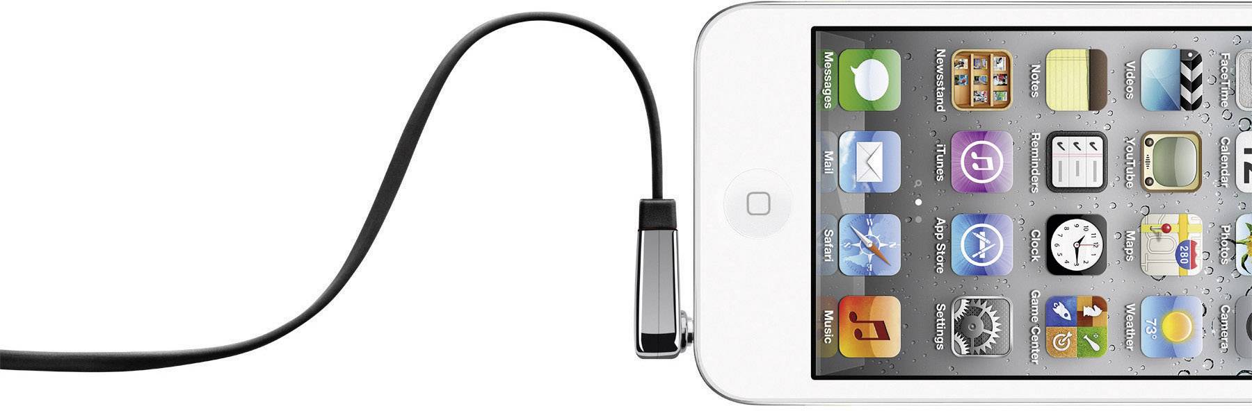 Belkin AV10128cw03-BLK Klinke Audio Anschlusskabel [1x Klinkenstecker 3.5 mm - 1x Klinkenstecker 3.5 mm] 0.90 m Schwarz hochflexibel