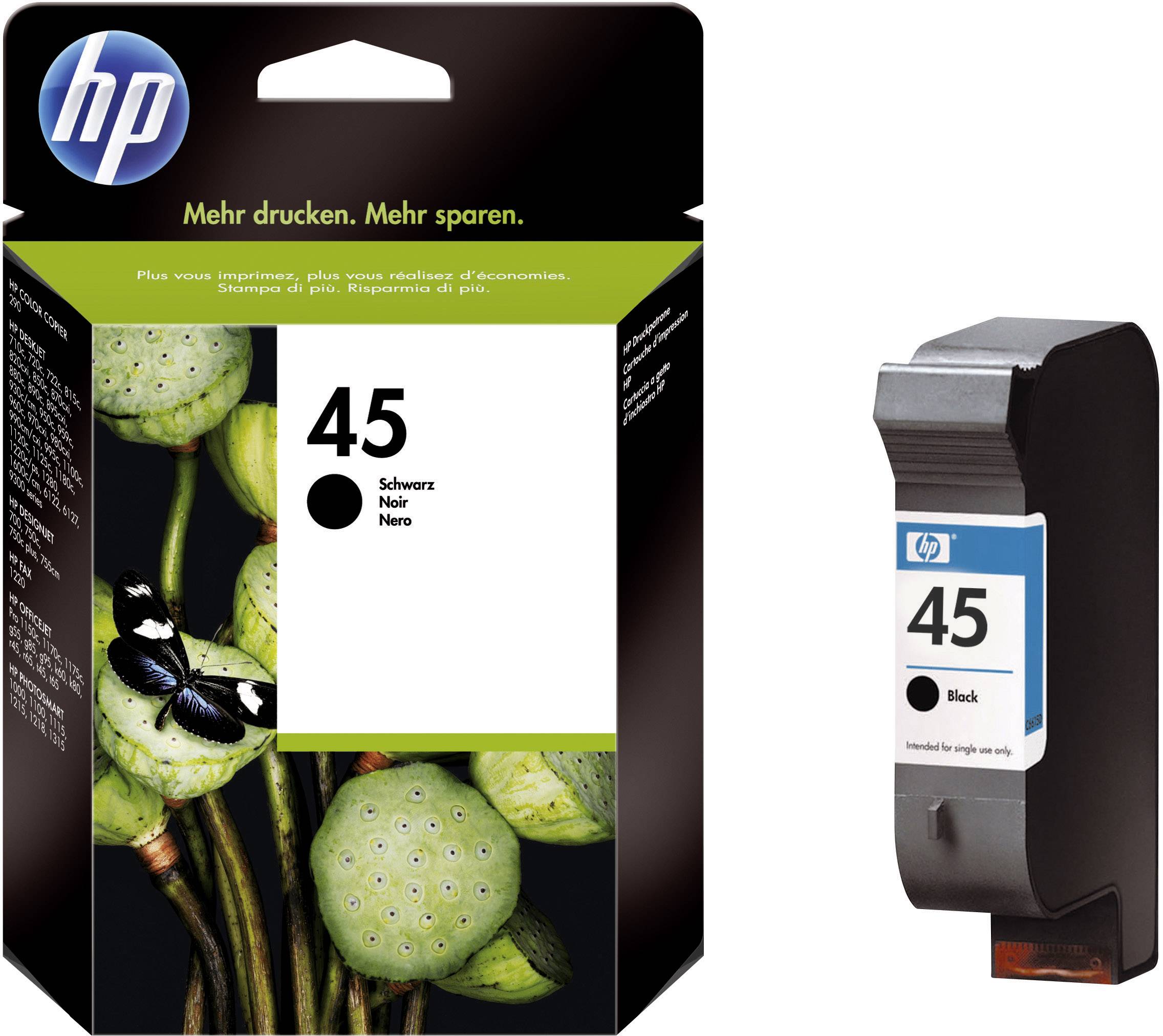 HP Druckerpatrone 45 Original Schwarz 51645AE Tinte  