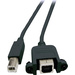 EFB Elektronik USB-Kabel USB 2.0 USB-B Stecker, USB-B Buchse 1.80m Schwarz schraubbar