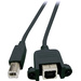 EFB Elektronik USB-Kabel USB 2.0 USB-B Stecker, USB-B Buchse 50.00cm Schwarz schraubbar