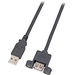EFB Elektronik USB-Kabel USB 2.0 USB-A Stecker, USB-A Buchse 3.00m Schwarz