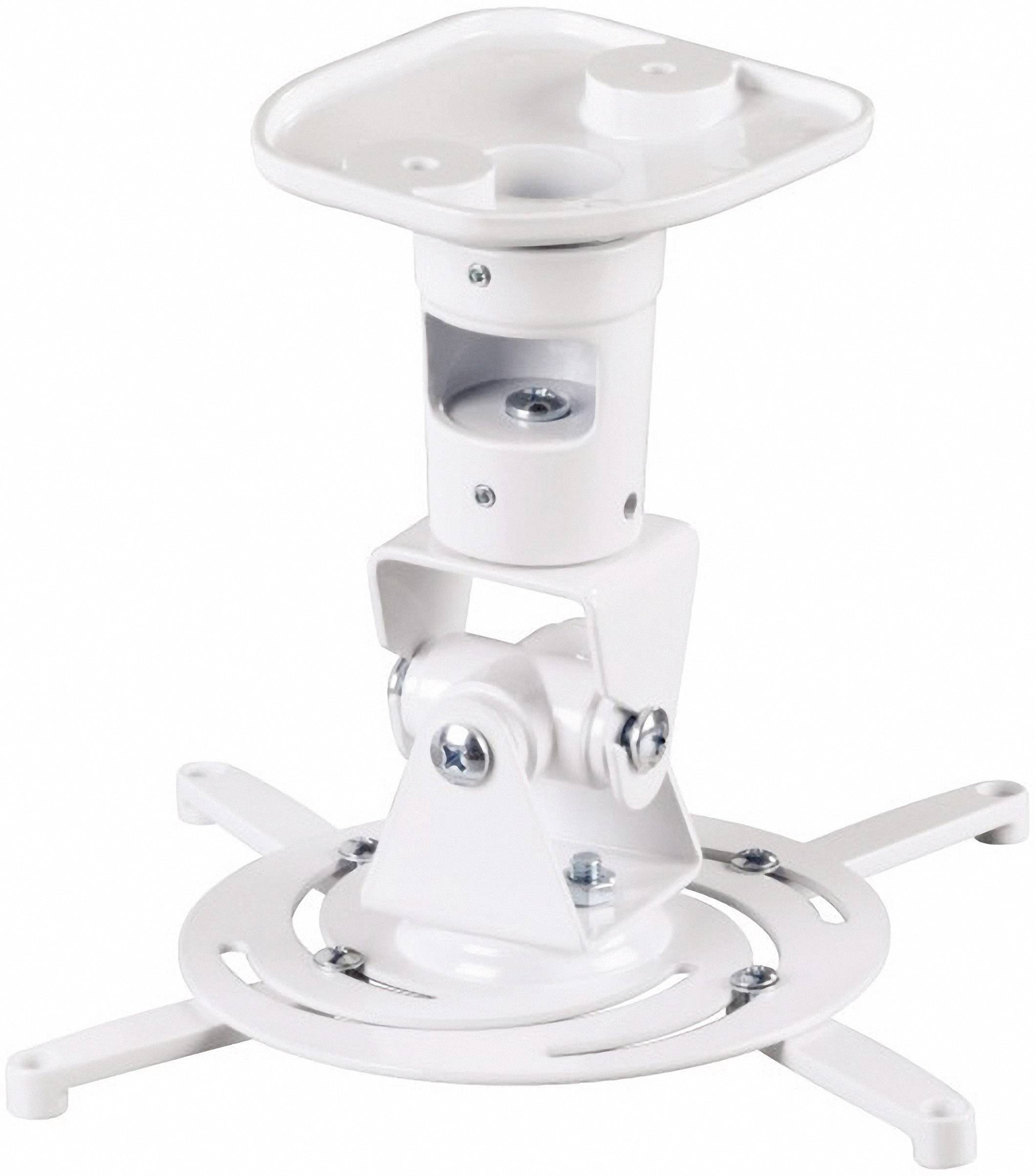 Hama 118610 Beamer-Deckenhalterung Neigbar Boden-/Deckenabstand (max.): 22 cm Weiß