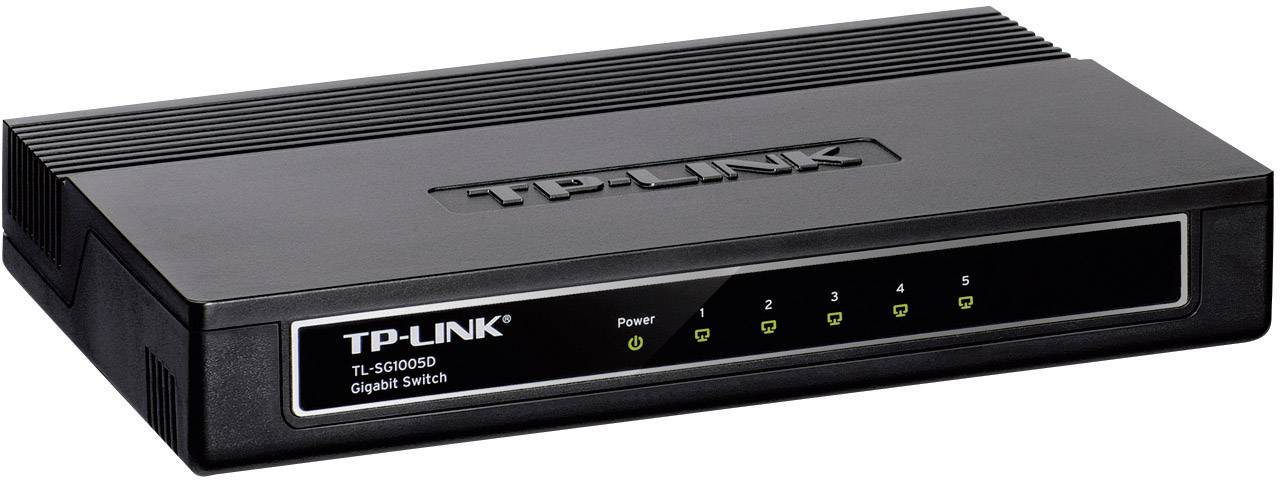 TP-LINK TL-SG1005D Netzwerk Switch RJ45 5 Port 1 GBit/s