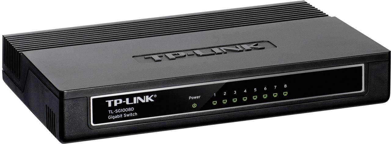 TP-LINK TL-SG1008D Netzwerk Switch RJ45 8 Port 1 GBit/s