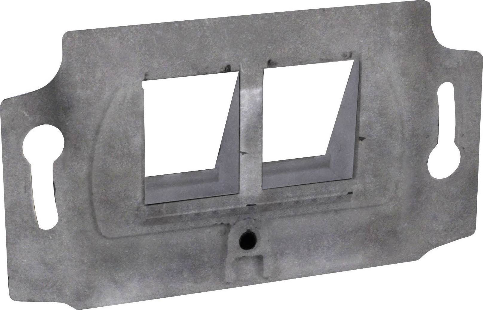 Tragring 2-Port, für Keystones -- designfähig TAE Netzwerk-Infrastruktur