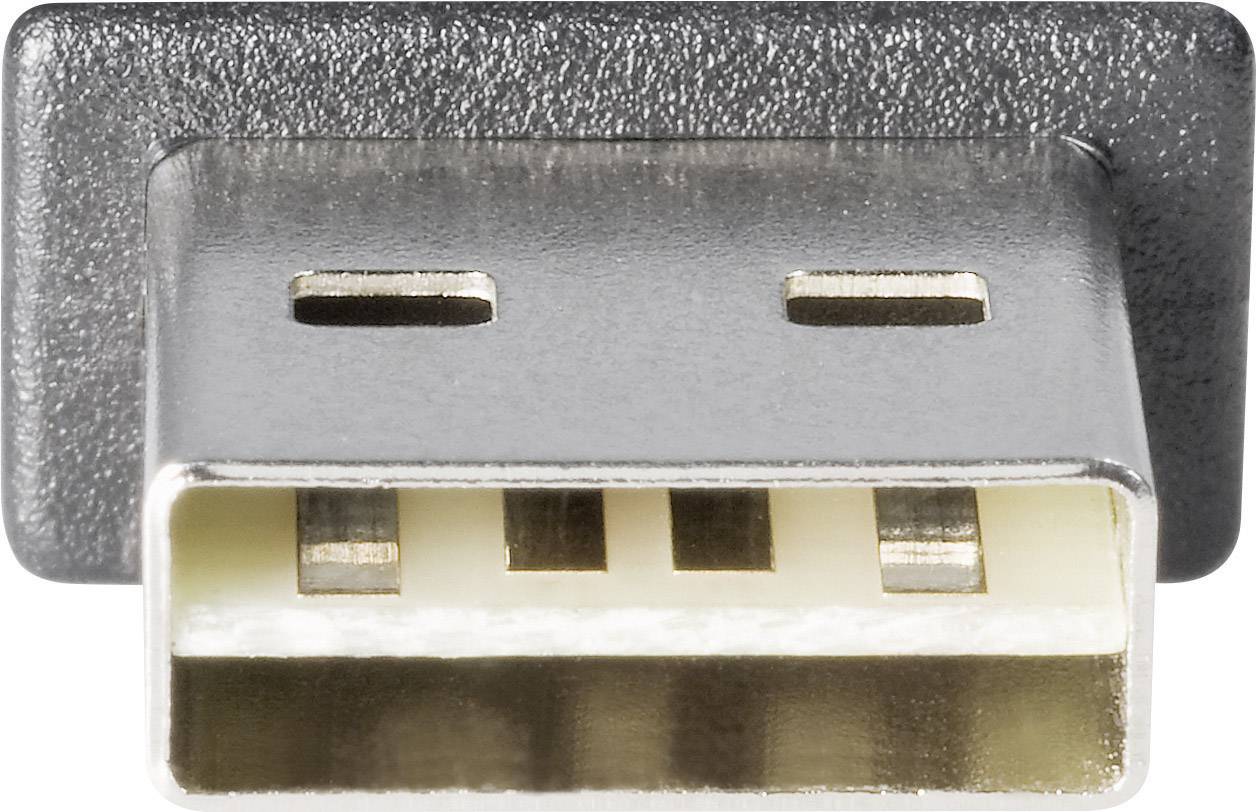 USB-Stecker in Nahaufnahme.