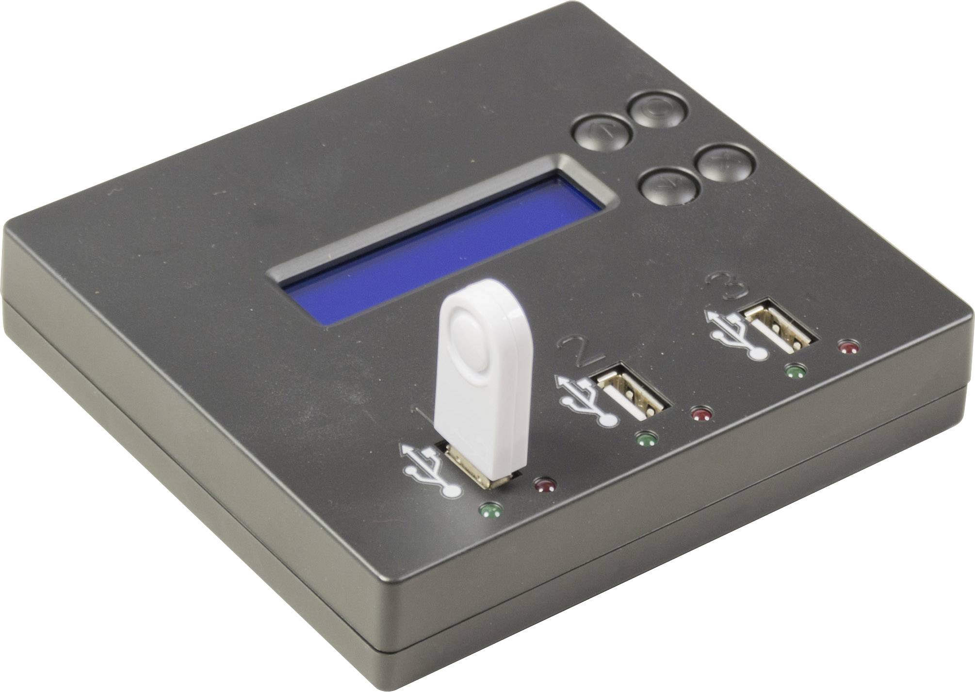 Renkforce UB300 2fach USB-Kopierstation USB-A (USB 2.0) tragbar