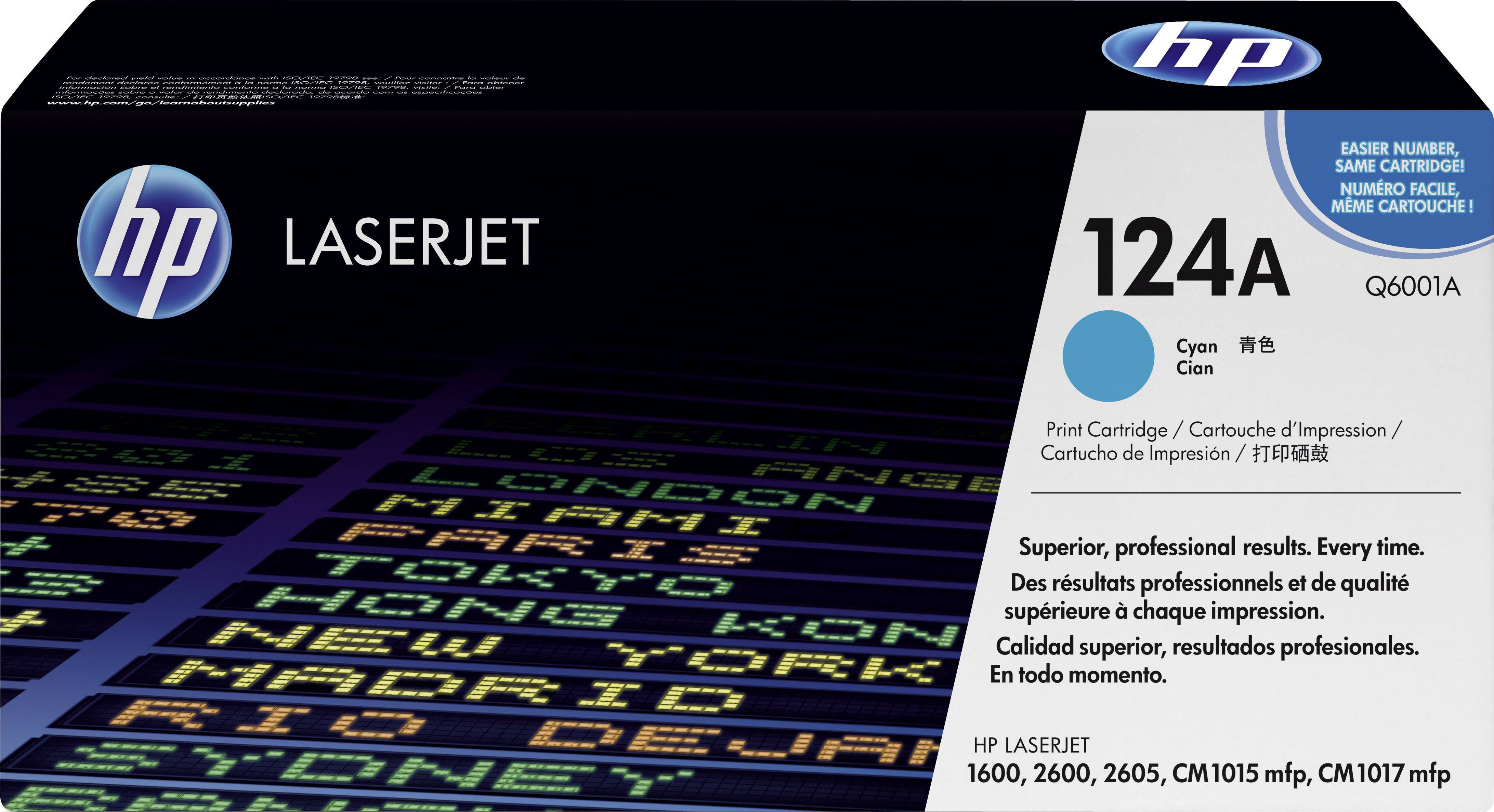 HP Toner 124A Original Cyan 2000 Seiten Q6001A