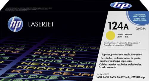 HP 124A Q6002A Tonerkassette Gelb 2000 Seiten Original Toner