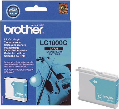 Brother Druckerpatrone LC-1000C Original Cyan LC1000C