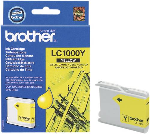 Brother Druckerpatrone LC-1000Y Original Gelb LC1000Y