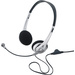 Basetech TW-218 PC On-ear headset Corded (1075100) Stereo Black, Silver Volume control, Foldable