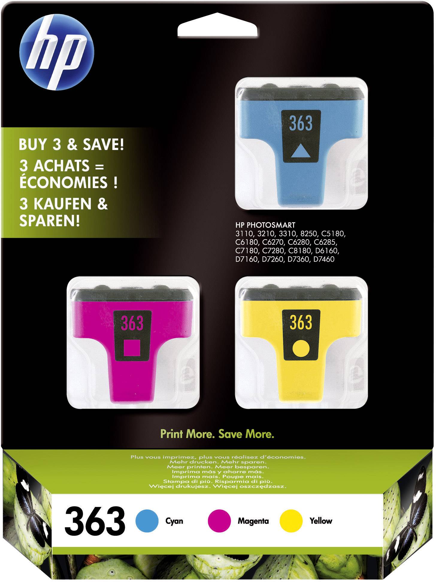 HP Tinten Multipack HP 363 Serie
