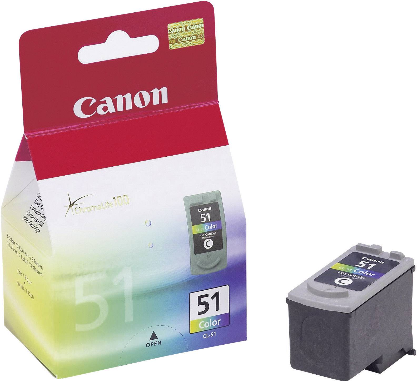 Canon CL-51 - Mit hoher Kapazität - Farbe (Cyan, Magenta, Gelb)Original -