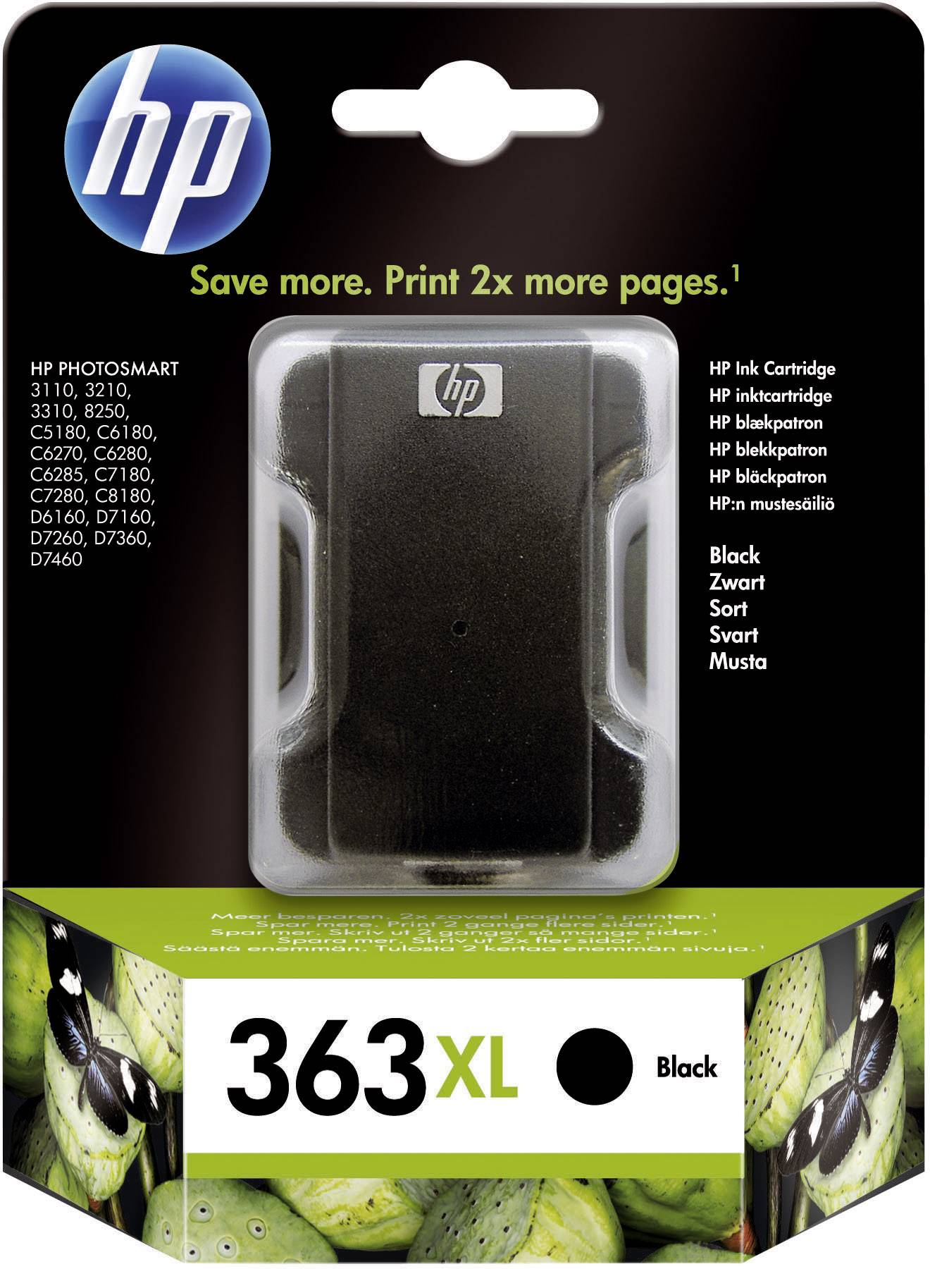 HP Druckerpatrone 363XL Original Schwarz C8719EE