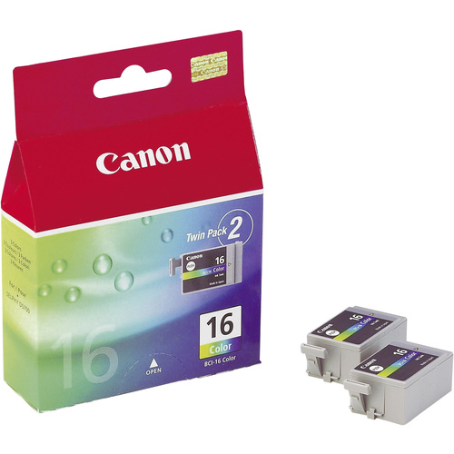Pack de 2 cartouches d'encre Canon BCI-16C couleur
