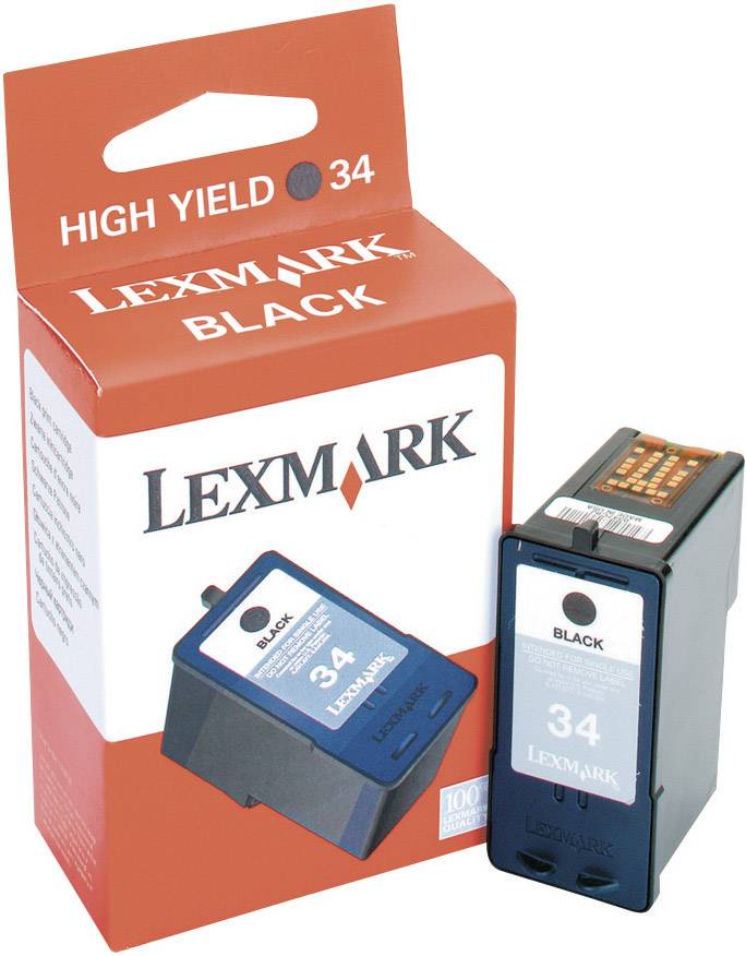 Lexmark Cartridge No. 34 - Hohe Ergiebigkeit - Schwarz - Original - Tintenpatron