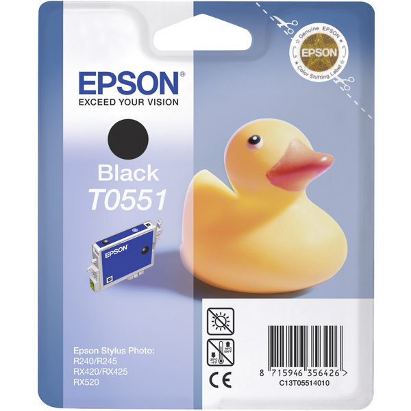Epson Tinte T0551 Original Schwarz C13T05514010