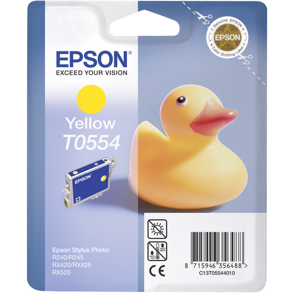 Epson Tinte T0554 Original Gelb C13T05544010