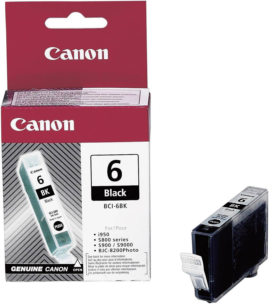 Canon Druckerpatrone BCI-6BK Original Schwarz 4705A002