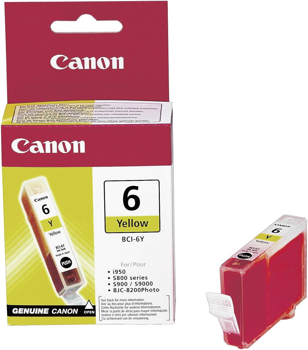 Canon Druckerpatrone BCI-6Y Original Gelb 4708A002