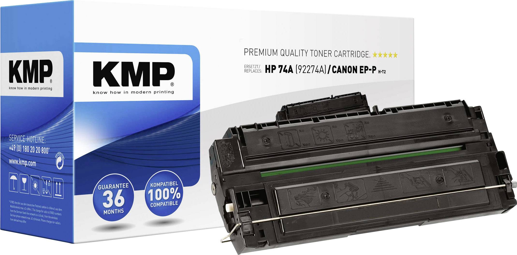 KMP H-T2 Tonerkassette ersetzt HP 74A, 92274A Schwarz 3350 Seiten Kompatibel Toner