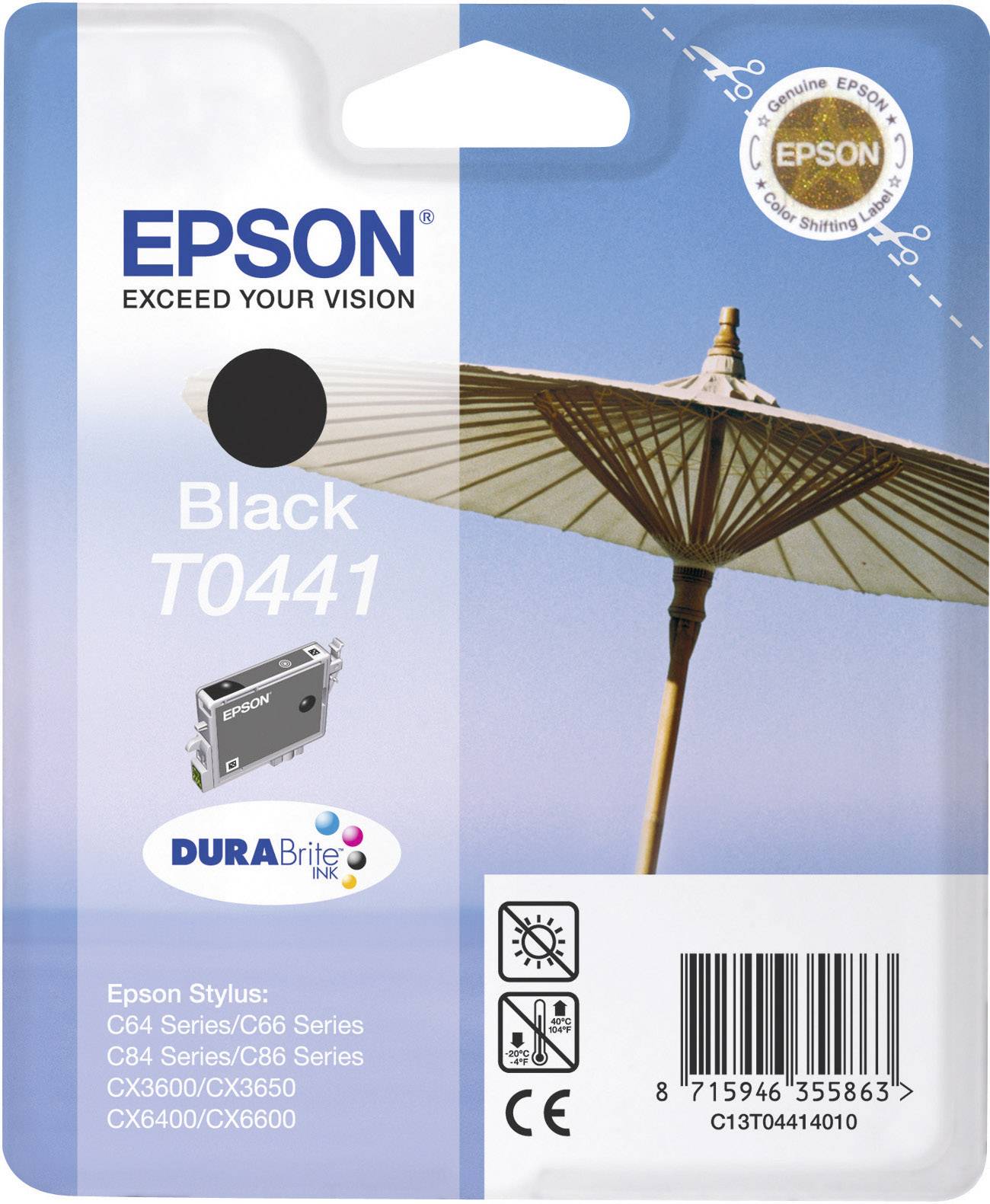 Tintenpatrone Epson T044140 Stylus C64/84 schwarz
