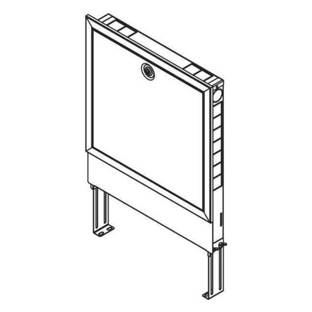 Rehau Verteilerschrank 75/550, Unterputz, Weiß