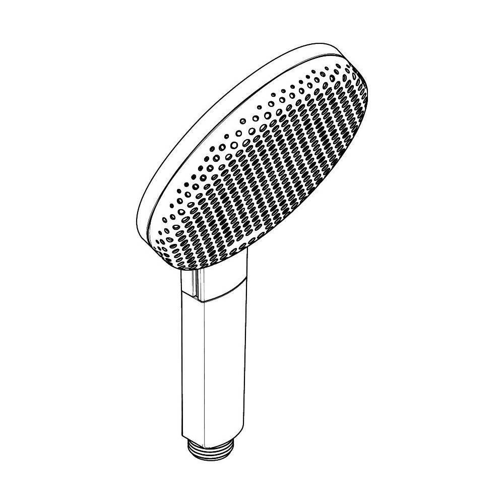 Hansgrohe Raindance Alive Select S Handbrause 125mm, 10,8l/min, 3jet, Brushed Black Chrome