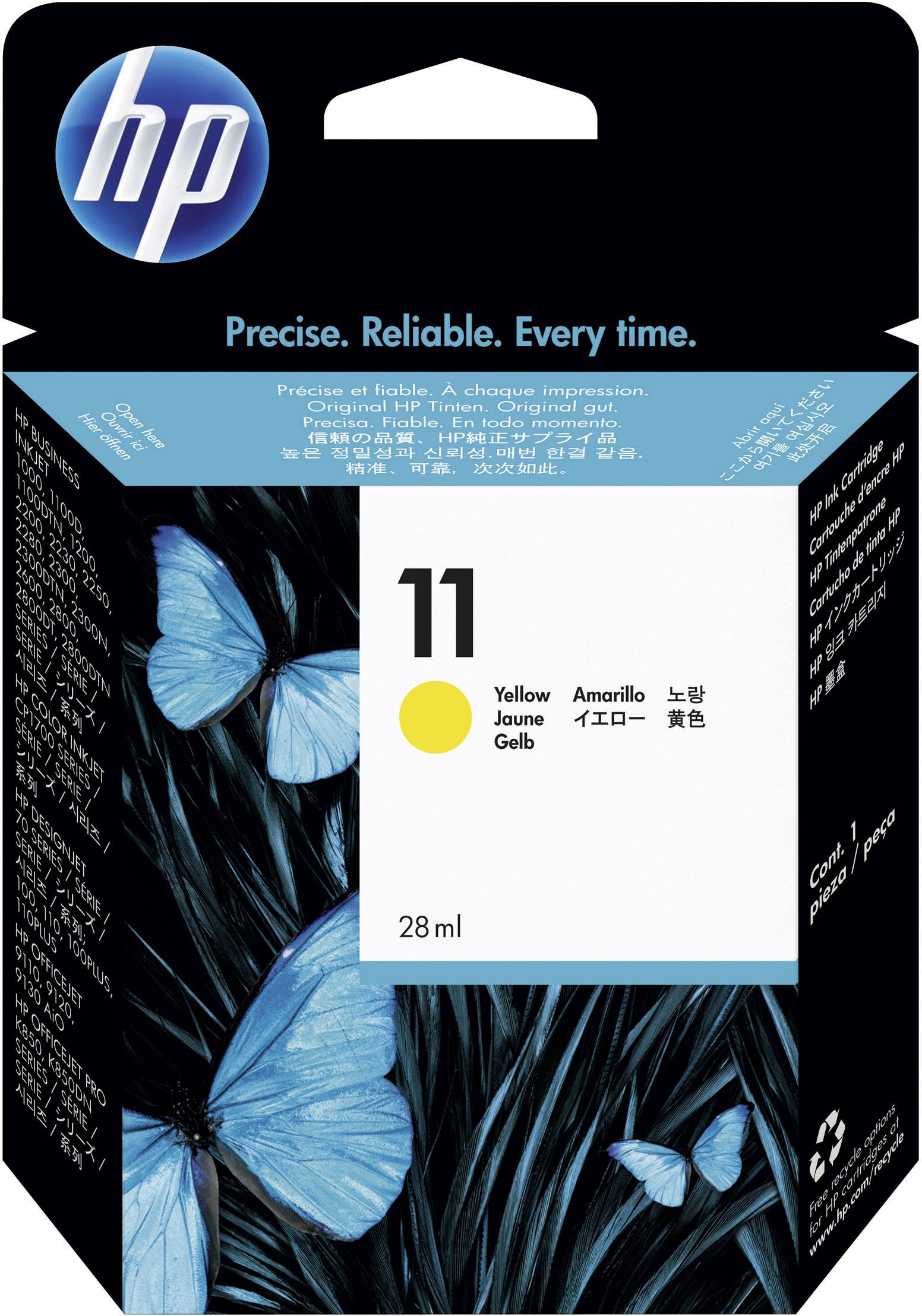HP Tinte 11 Original Gelb C4838A